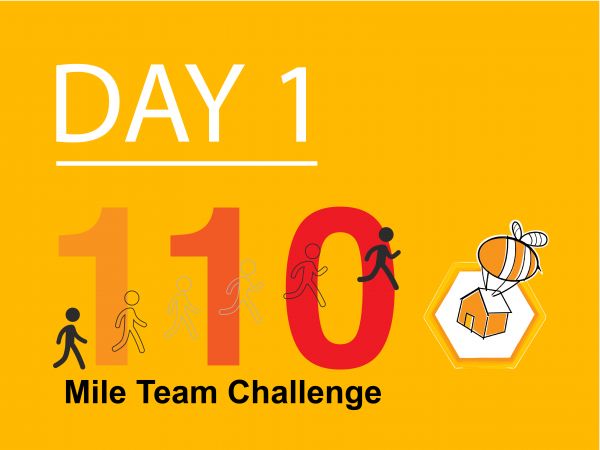 Day 1 of 110 Mile Challenge 01