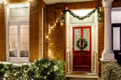 Christmas Decorated House