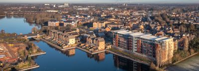 Doncaster aerial view